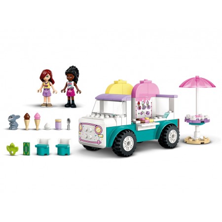 Конструктор LEGO Friends Хартлейк-Сити Фургон с мороженым, 92 деталей 42644