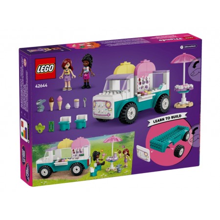 Конструктор LEGO Friends Хартлейк-Сити Фургон с мороженым, 92 деталей 42644
