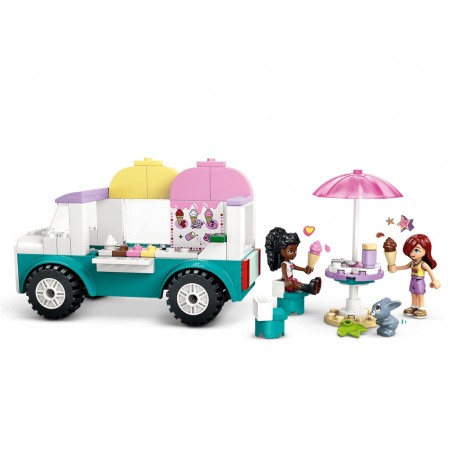 Конструктор LEGO Friends Хартлейк-Сити Фургон с мороженым, 92 деталей 42644