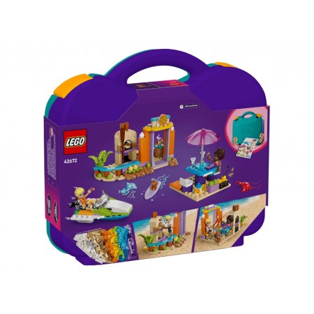 Конструктор LEGO Friends Творча валіза для подорожей і відпочинку на пляжі, 188 деталей 42672 Конструктор LEGO Friends Творча валіза для подорожей і відпочинку на пляжі, 188 деталей 42672