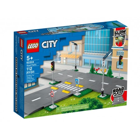 Конструктор LEGO City Дорожные пластины, 112 деталей 60304