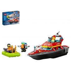 Конструктор LEGO City Лодка пожарной бригады, 144 детали 60373 Конструктор LEGO City Лодка пожарной бригады, 144 детали 60373