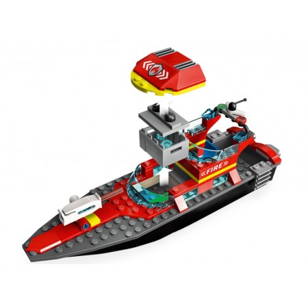 Конструктор LEGO City Лодка пожарной бригады, 144 детали 60373 Конструктор LEGO City Лодка пожарной бригады, 144 детали 60373