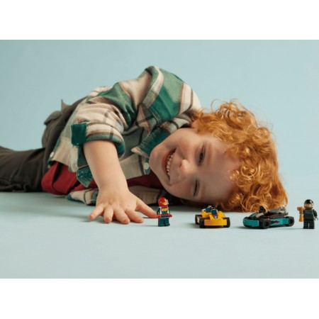Конструктор LEGO City Картинги и гонщики, 99 деталей 60400
