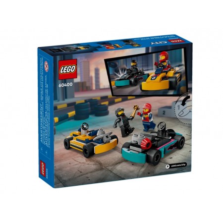 Конструктор LEGO City Картинги и гонщики, 99 деталей 60400