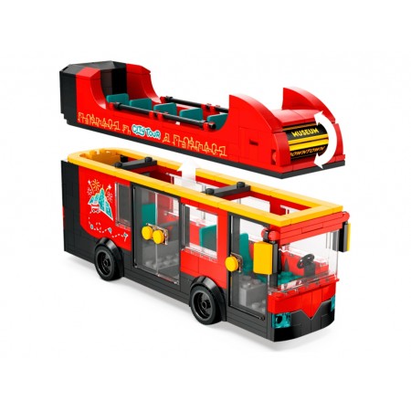 Конструктор LEGO City Красный двухэтажный экскурсионный автобус, 384 детали 60407
