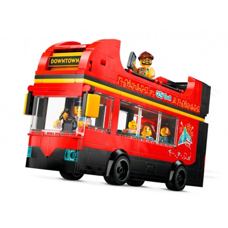 Конструктор LEGO City Красный двухэтажный экскурсионный автобус, 384 детали 60407