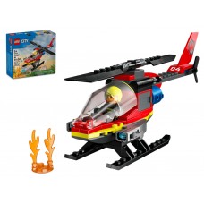 Конструктор LEGO City Пожарный спасательный вертолет, 85 деталей 60411 Конструктор LEGO City Пожарный спасательный вертолет, 85 деталей 60411
