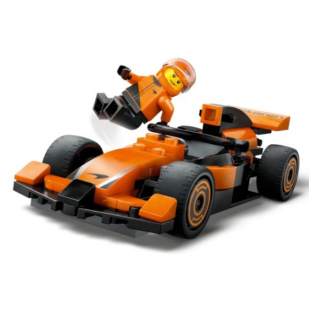 Конструктор LEGO City Пілот F1 з автомобілем для перегонів McLaren, 86 деталей 60442 Конструктор LEGO City Пілот F1 з автомобілем для перегонів McLaren, 86 деталей 60442