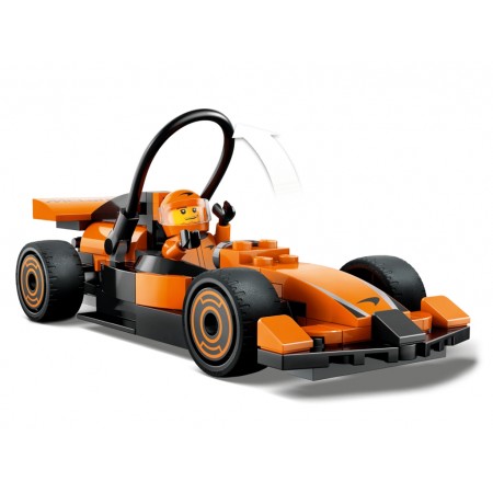 Конструктор LEGO City Пілот F1 з автомобілем для перегонів McLaren, 86 деталей 60442 Конструктор LEGO City Пілот F1 з автомобілем для перегонів McLaren, 86 деталей 60442