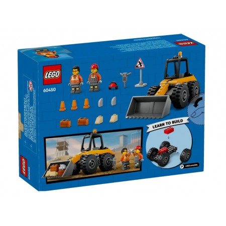 Конструктор LEGO City Желтый строительный автопогрузчик, 81 деталь 60450