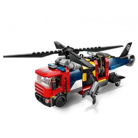 Конструктор LEGO City Ремикс вертолетов, пожарных машин и подлодок, 874 детали 60462