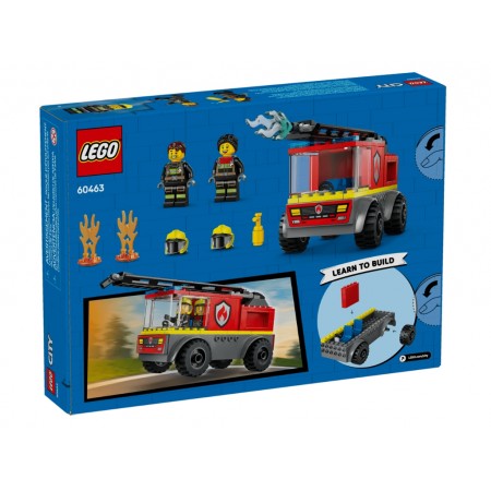 Конструктор LEGO City Пожарная машина с лестницей, 82 детали 60463 Конструктор LEGO City Пожарная машина с лестницей, 82 детали 60463