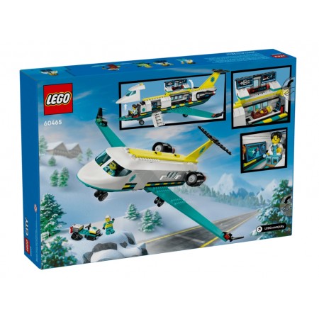 Конструктор LEGO City Самолет скорой медицинской помощи, 403 детали 60465 Конструктор LEGO City Самолет скорой медицинской помощи, 403 детали 60465