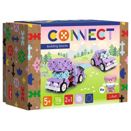 Конструктор Trefl Connect Авто, 116 элементов 61968 Конструктор Trefl Connect Авто, 116 элементов 61968