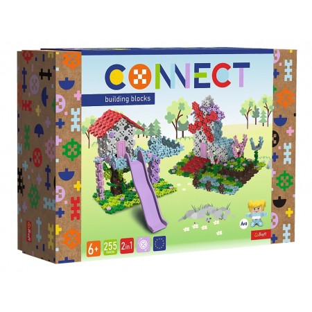Конструктор 2в1 Trefl Connect Дитячий майданчик, 255 елементів 61978 Конструктор 2в1 Trefl Connect Дитячий майданчик, 255 елементів 61978