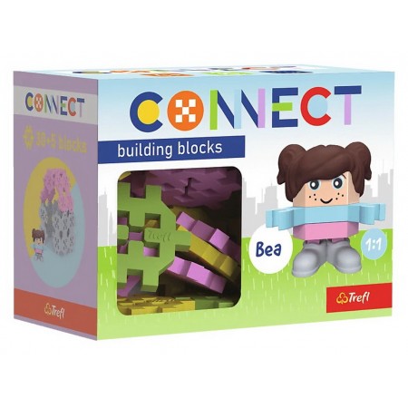 Конструктор Trefl Connect с игровой фигуркой Bea, 35 элементов 62004 Конструктор Trefl Connect с игровой фигуркой Bea, 35 элементов 62004