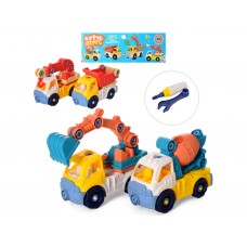 Конструктор на шурупах Стройтехніка 17 см Metr+ 6866, з інструментами, BabyToys Конструктор на шурупах Стройтехніка 17 см Metr+ 6866, з інструментами, BabyToys