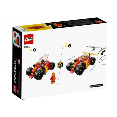 Конструктор LEGO NINJAGO Гоночний автомобіль ніндзя Кая EVO, 94 деталі 71780