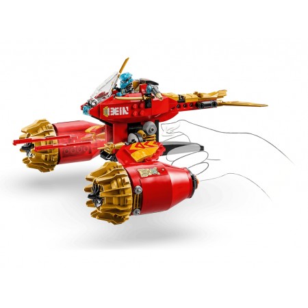 ​Конструктор LEGO Ninjago Штормовий робот-вершник Кая, 333 деталей 71830