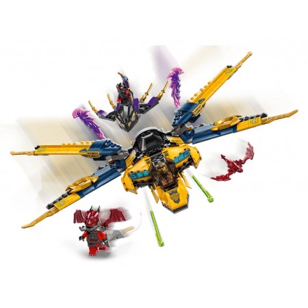 Конструктор LEGO Ninjago Суперштормовий реактивний літак Раса та Арін, 510 деталей 71833 Конструктор LEGO Ninjago Суперштормовий реактивний літак Раса та Арін, 510 деталей 71833