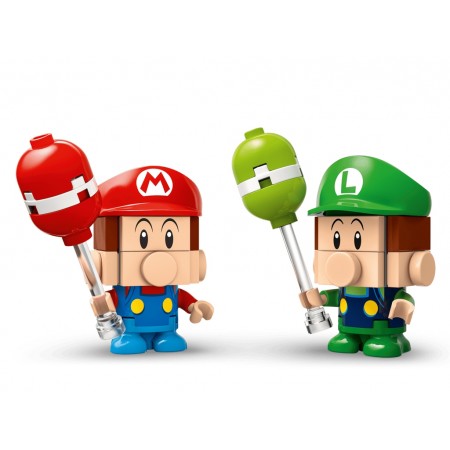 Конструктор LEGO Super Mario Марио Kart Baby Mario vs Baby Luigi, 321 деталь 72034 Конструктор LEGO Super Mario Марио Kart Baby Mario vs Baby Luigi, 321 деталь 72034