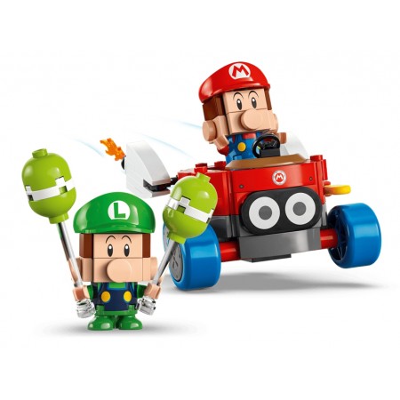 Конструктор LEGO Super Mario Марио Kart Baby Mario vs Baby Luigi, 321 деталь 72034 Конструктор LEGO Super Mario Марио Kart Baby Mario vs Baby Luigi, 321 деталь 72034