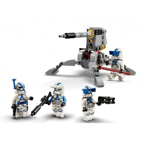 Конструктор LEGO Star Wars Бойовий загін бійців-клонів 501-го легіону, 119 деталей 75345 Конструктор LEGO Star Wars Бойовий загін бійців-клонів 501-го легіону, 119 деталей 75345