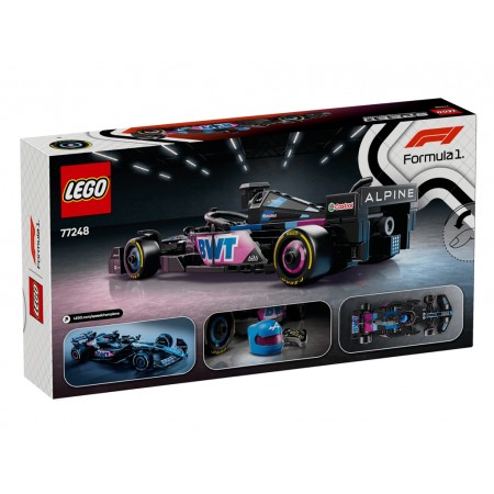 Конструктор LEGO Speed Champions Гоночний автомобіль BWT Alpine F1 Team A524, 258 деталей 77248 Конструктор LEGO Speed Champions Гоночний автомобіль BWT Alpine F1 Team A524, 258 деталей 77248