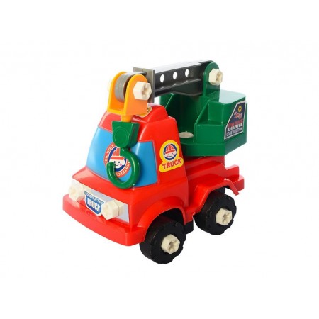 Конструктор на шурупах Стройтехника 14 см 826 B, с инструментами, BabyToys Конструктор на шурупах Стройтехника 14 см 826 B, с инструментами, BabyToys