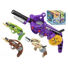 Конструктор пистолет Gun Series 0918-18, 18 см, стреляющий резинками, микс видов FY917275 Конструктор пистолет Gun Series 0918-18, 18 см, стреляющий резинками, микс видов FY917275
