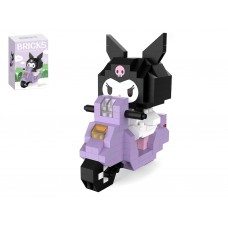Мини-конструктор Kuromi на скутере, 323 детали LT520330