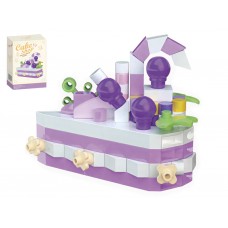 Мини-конструктор Cake Shop Черничный торт, 150 деталей, объёмная модель LT520375
