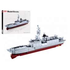 Конструктор Военный корабль B0702 459 деталей