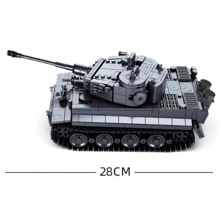 Конструктор Танк 28 см 814 деталей M38-B0851 Конструктор Танк 28 см 814 деталей M38-B0851