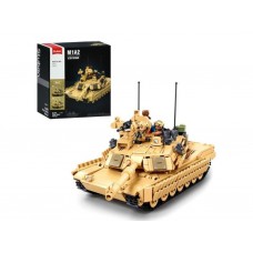 Конструктор военный танк SLUBAN M38-B1365, с фигурками, 988 деталей