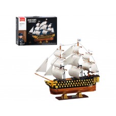 Конструктор SLUBAN M38-B1552, корабль Victory, 1075 деталей, масштаб 1:200