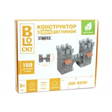 Конструктор из мини-кирпичиков BLOCKY Две башни Strateg 31021 Конструктор из мини-кирпичиков BLOCKY Две башни Strateg 31021