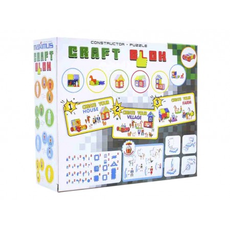 Конструктор Craft Blok 77 деталей Maximus ферма 9176