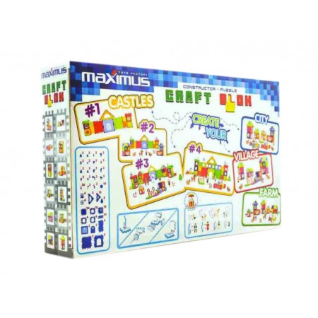 Конструктор Craft Blok 227 деталей Maximus ферма 9178 Конструктор Craft Blok 227 деталей Maximus ферма 9178