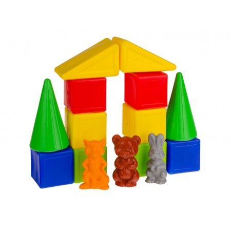 Конструктор город Теремок №2 Colorplast CP-1-065 32 детали Конструктор город Теремок №2 Colorplast CP-1-065 32 детали