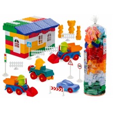 Конструктор Город Лидер №7 Colorplast 1913 300 деталей