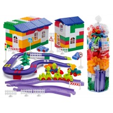Конструктор автотрек Лидер №9 Colorplast 1937 450 деталей