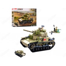 Конструктор Танк Военный B0711 463 детали