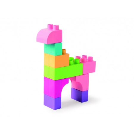 Kids Blocks конструктор розовый 50 деталей Wader 41297