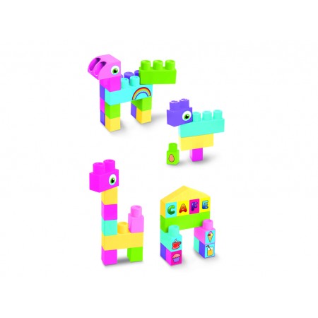 Big Blocks конструктор розовый 26 деталей Wader 41590