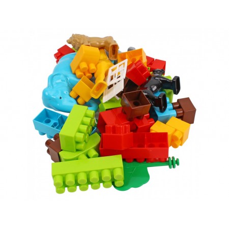 Конструктор Construction Set в пакете, животные 40 деталей, Технок 0334 Конструктор Construction Set в пакете, животные 40 деталей, Технок 0334