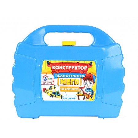 Конструктор Технотроник Мега, 168 деталей, Технок 3992