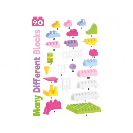 Конструктор Building Blocks в пакеті, 90 деталей, Технок 6559