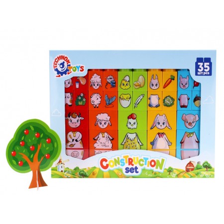 Конструктор Construction Set, 35 деталей, Технок 6849 Конструктор Construction Set, 35 деталей, Технок 6849
